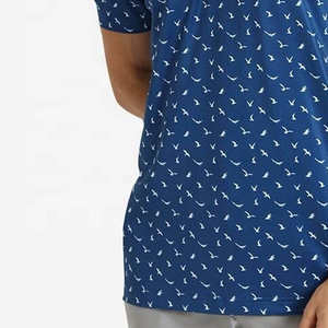 Polo de manga corta para hombre 2025, nuevo diseño de moda con sublimación completa, tejido de punto transpirable, precio barato al por mayor - Product Image 4