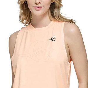 Camiseta Deportiva para Mujer, Nueva Llegada 2023, Alta Calidad, Transpirable, Tejida, Informal, para Exteriores, con Etiqueta Personalizada - Product Image 6