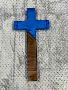 Plateau à thé en résine époxy sur bois artistique, fait à la main, article de décoration intérieure, design personnalisé, décoration d'autel d'église, haute qualité, livraison rapide - Product Image 4