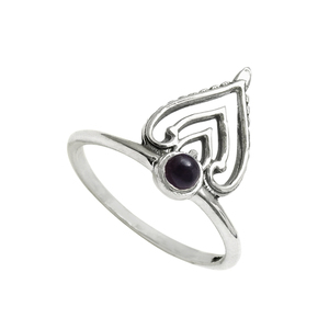 Anillos de compromiso de Plata de Ley 925 hechos a mano de lujo personalizados regalo de San Valentín anillos de amatista de plata 925 de lujo para ella OEM - Product Image 1