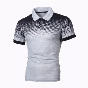 Poche solide professionnelle personnalisée en gros pour chemise à manches courtes polyester/coton vêtements de sport en mélange pour chemise de golf - Product Image 3