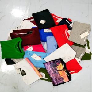 OEM à la mode homme t-shirt coton polyester 180gsm séchage rapide durable uni solide coupe ample luxe O cou blanc unisexe t-shirt - Product Image 2