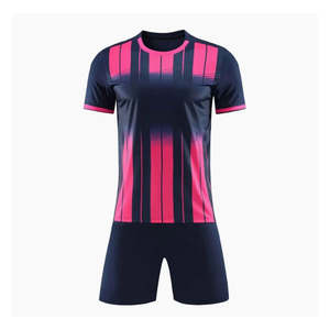 Maillot de football respirant sublimé avec logo personnalisé kit d'uniforme de football pour hommes et enfants ensemble de vêtements de sport pour équipe - Product Image 1