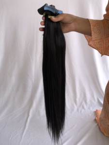 ผมเรมี่ต่อ100% แบรนด์อินเดียแบบสายตรง24 "# 1B จากผู้บริจาครายเดียว - Product Image 5