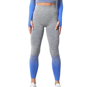 Sexy 4-Piece Yoga Set with Long Sleeve <b>Crop</b> Hoodie and Cross-Back Sports Bra High-Waist Butt Lift <b>Leggings</b> for a stylish wear - Product Image 2