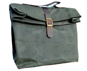 Sac fourre-tout à lunch en toile légère avec détails en cuir véritable Design pliable spacieux et poche à fermeture éclair Closure-LCLB-0002C - Product Image 1