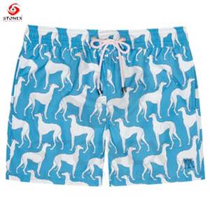 กีฬาผู้ชายแบบกําหนดเองชุดว่ายน้ําที่ไวต่ออุณหภูมิแห้งเร็วเปลี่ยนสีกางเกงว่ายน้ํากางเกงขาสั้นกระดาน - Product Image 4