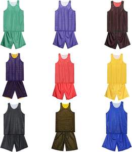 เสื้อบาสเก็ตบอลสั่งทำขายส่งสำหรับผู้ใหญ่ ผ้าโพลีเอสเตอร์ 100% แห้งเร็ว ชุดเสื้อเจอร์ซีย์ต้านเชื้อแบคทีเรีย - Product Image 1