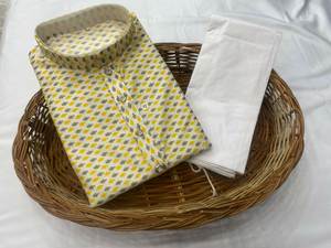 ชุดพื้นเมือง kurta มีหลายสีลวดลายเดียวกันพร้อมกระดุมทำจากเส้นใยวิสคอสชุดเทศกาลดิวาลีและโฮลี - Product Image 2