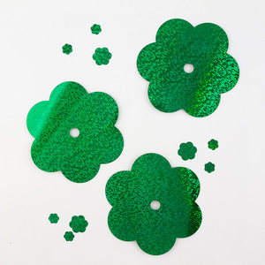 Sequin Forme Spéciale Trou Centré Couleur Holographique, Selanusa - Product Image 1