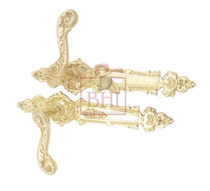 Poignée de Porte Vintage Antique Laiton Bronze Porcelaine Fer Antique Manivelas Imposant Poignées de Porte Boutons pour Armoires et Tiroirs - Product Image 3