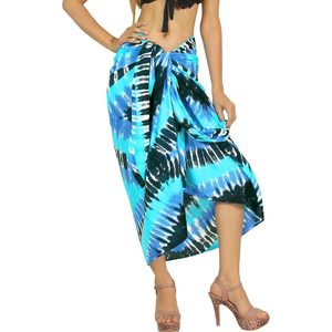 Proveedor directo de fábrica Summer Beach Cover up 2025 Nueva llegada Impresión personalizada Wrap Sarong Cover up para mujeres - Product Image 2