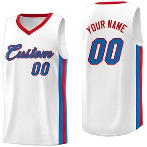 INDEX APPAREL Camiseta de Baloncesto Sublimada Personalizada, Blanca, Cuello en V, Sin Mangas, Malla Transpirable, Unisex, para Adultos, 280 g/m² - Product Image 3