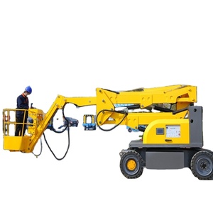 Diesel 30M Spider Telescopic Lifter Double Scissor Articulated <strong>Platform</strong> Boom Lift Mobile Elevator Dock Printing Shops 1000kg