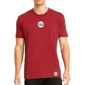 Logotipo personalizado, diseño o texto camisetas unisex siguiente nivel 6710 Tri-blend camiseta - Product Image 3