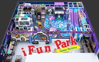 Ifun Park Indoor Kids Playground Slides Ball Pool Trampoline Fun Zone pour enfants personnalisés