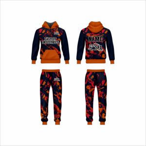 Chándal de Invierno con Capucha 2 en 1 para Hombre, Sublimado, con Logotipo Frontal, Transpirable, para Entrenamiento Deportivo y Jogging - Product Image 3