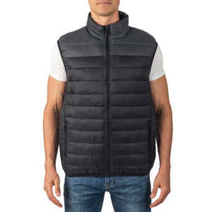 Chaleco Acolchado Transpirable con Cuello Alto para Hombre, para Invierno, Deportivo, Sin Mangas, de Calidad Única - Product Image 1