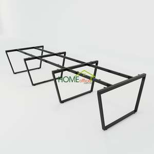 HBTC014 Contemporary 6-Piece Trapeze Concept Cluster <b>Table</b> 360x120 Assembly <b>Office</b> Furniture - Product Image 4