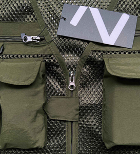Gilet de chasseur imperméable multifonctionnel détachable pour hommes en maille personnalisé fabriqué au Pakistan - Product Image 6