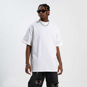 Camiseta para Hombre, Personalizada, Talla Grande, Impresión de Logotipo, 100% Algodón, Peso Pesado, Hombros Caídos, 300 g/m² - Product Image 4