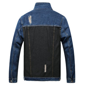 Prix de gros usine – Vestes en jean d'hiver pour hommes de haute qualité, personnalisables avec logo sur le devant, écologiques et respirantes - Product Image 2