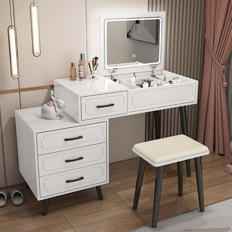 B12 White with light [Adjustable from 40 to 80cm]