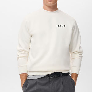 Sudadera para Hombre, Cálida, con Cuello Acanalado, Puños Elásticos, Cuello Redondo, Algodón y Poliéster, Dobladillo Flexible, Precio Económico, Ropa Casual - Product Image 1