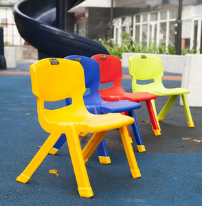 Ensemble de mobilier scolaire antidérapant de 46cm pour enfants, chaise de jardin d'enfants, chaise de garderie en plastique pour la salle de bain, vente en gros - Product Image 1