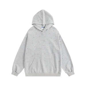 Sudaderas con Pedrería para Hombre, Ropa Informal de Moda para Uso en Exteriores, Diseño Diferente para Invierno - Product Image 1