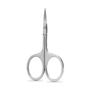 Tijeras para Cutículas Afiladas para Manicura, Tijeras para Uñas de Acero Inoxidable de Alta Calidad con Estuche de Cuero - Product Image 1