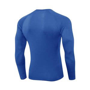 T-shirts Rash Guard à col rond à manches longues Nouveau produit Coupe ajustée Protection de la peau pour les activités de plein air Rash Guard pour hommes - Product Image 6