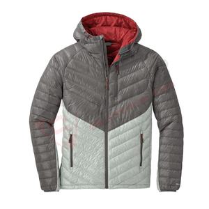 Veste d'hiver pour homme imperméable à l'eau, à motifs patchwork, réversible, rembourrée, à capuche, en tissu bouclé, neuve, prête pour l'extérieur - Product Image 1