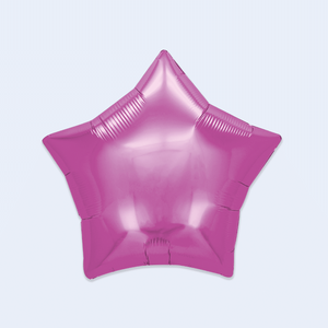 Palloncino a Forma di Stella in Foil Fucsia 19 Pollici per Decorazioni Festive - Product Image 1