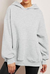 Jersey de lana de manga larga para mujer, sudadera personalizada OEM, venta al por mayor, marca privada, suministro de fábrica, Sudadera con capucha de gran tamaño para invierno - Product Image 2