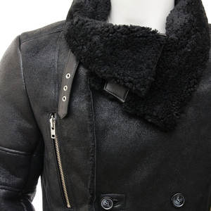 Vestes en cuir pour hommes tendance, durables, imperméables, coupe-vent, respirantes, style streetwear, mode hiver 2025, OEM ODM - Product Image 4