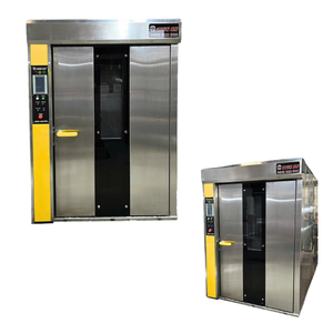 New Design Bread <b>Baking</b> <b>Oven</b> 32 Trays With Trolley Video Technical Support Rotary <b>Oven</b> Bread <b>Baking</b> Machine Kien an Vietnam - Product Image 1