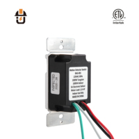   Détecteur de mouvement infrarouge mural PIR 120V 60Hz avec modes automatique et manuel pour l'éclairage intérieur américain