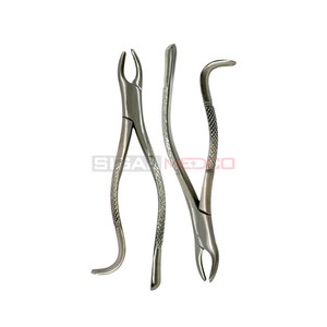 Cao Cấp Trên Mol Khai Thác Kẹp Đặt # 18L & # 18R Trái Và Phải Nha Khoa Răng Khai Thác Kẹp Với Móc Xử Lý - Product Image 3