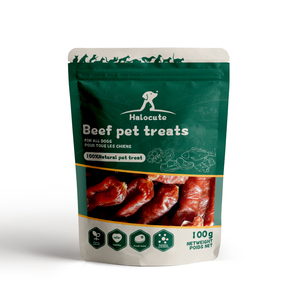 Kualitas tinggi sosis Jerky sapi bahan alami untuk menggiling gigi makanan anjing 0 ditambahkan makanan hewan peliharaan Jerky - Product Image 3