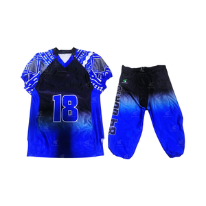 ชุดกีฬาแขนสั้นใส่สบายชุดอเมริกันฟุตบอลผลิตจากวัสดุตั้งสูง - Product Image 1
