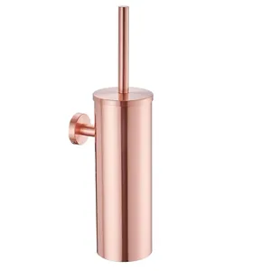 Escobilla de baño de alta calidad en uso terminado en oro rosa para el hogar y los hoteles en el uso de limpieza del baño - Product Image 1