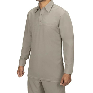 Camisas Tácticas de Manga Larga de Secado Rápido, 3 Botones, Sólidas, Antiarrugas, para Hombre, 100% Poliéster Piqué - Product Image 3