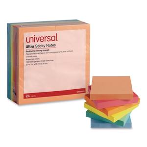 Blocs de Notas Ultra Adhesivos de 4x4 Pulgadas, Autoadhesivos, Colores Surtidos, 100 Hojas/Bloc, 6 Blocs/Paquete, Notas Universales con Rayas - Product Image 2