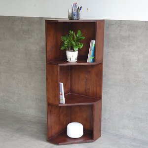 Étagère à 3 niveaux en bois d'hévéa pour chambre d'enfant, salon et cuisine, type sur pied, en bois - Product Image 3