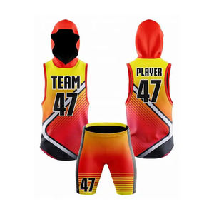 Uniforme 7x7 Fabricación de la mejor calidad Ropa deportiva de fútbol americano Impresión por sublimación personalizada Uniforme 7 en 7 - Product Image 1