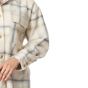 Lana personalizada transpirable mujeres Shackets calidad superior estilo decente OEM/ODM venta al por mayor pedido a granel disponible todos los tamaños y colores - Product Image 2