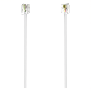 Cable Telefónico con Conector Blanco 10m 00201135 - Product Image 2