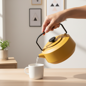 Théière en fonte de qualité supérieure 3009437-1.2, 1200 ml, style japonais, revêtement intérieur émaillé, essentiel pour la dégustation de thé professionnelle, SS - Product Image 4