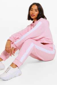 2025 femmes survêtement survêtement à capuche décontracté épaississement ensemble sweats à capuche sweat 2 pièces costumes femme avec logo personnalisé - Product Image 3